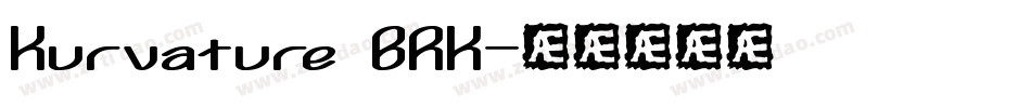 Kurvature BRK字体转换
